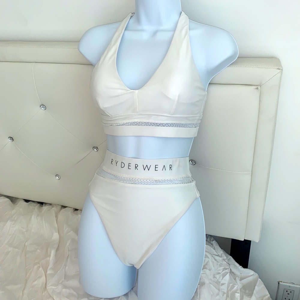 White Ryderwear Sporty Bikini